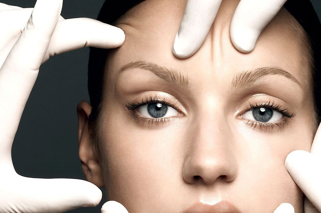 Signs of skin aging